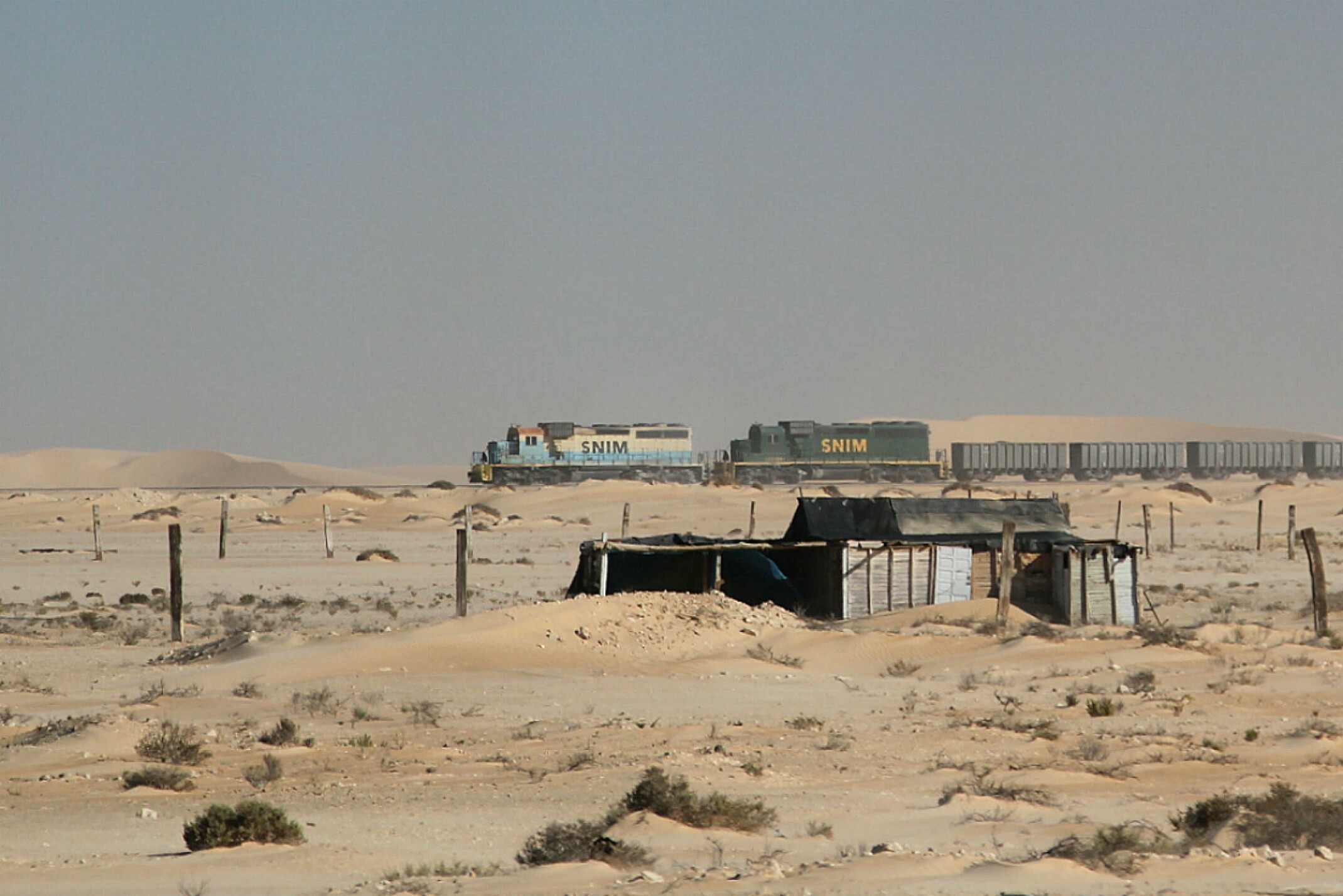 Mauretania.Najdłuższy pociąg świata.