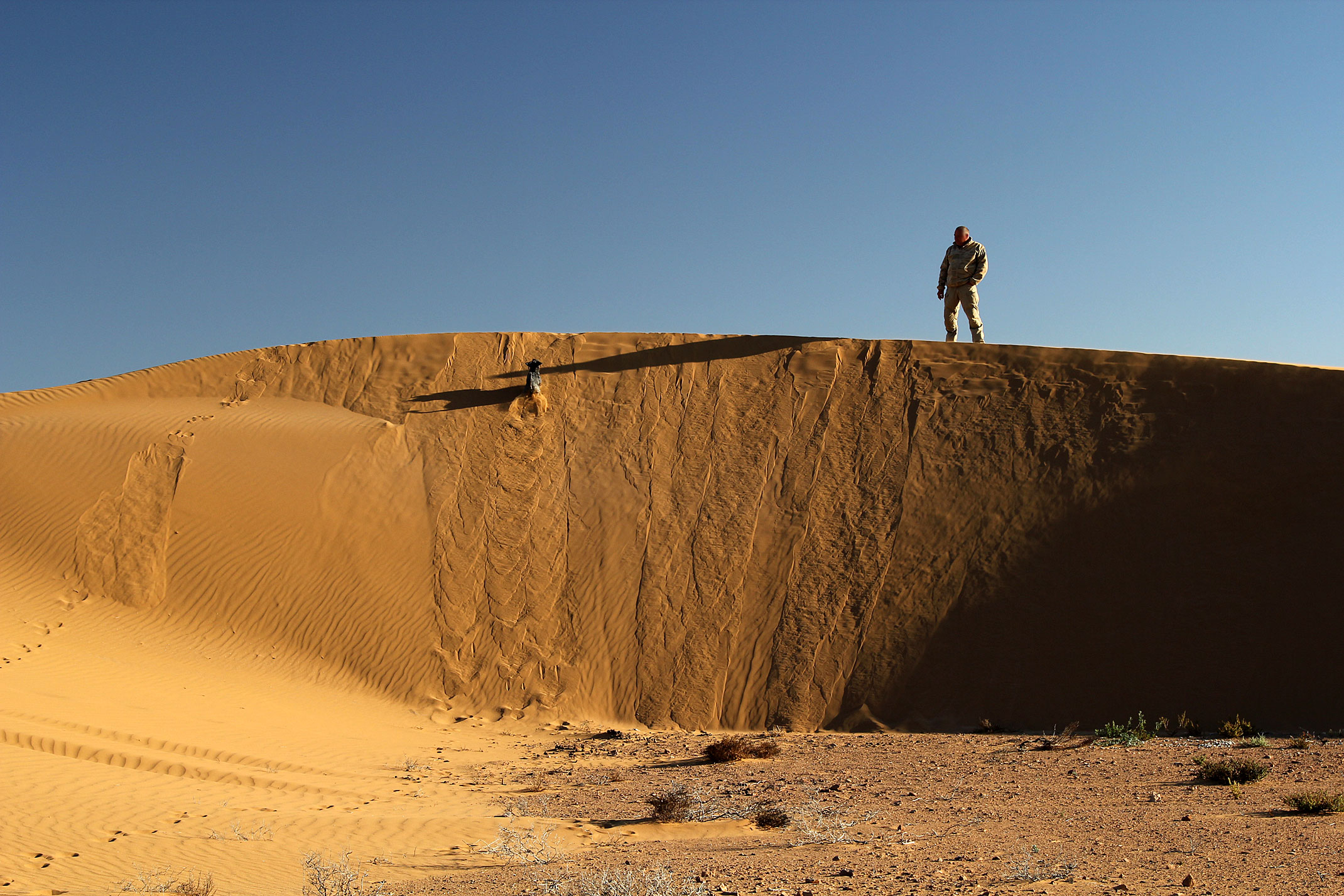 Sachara Zachodnia.Piaski pustyni.