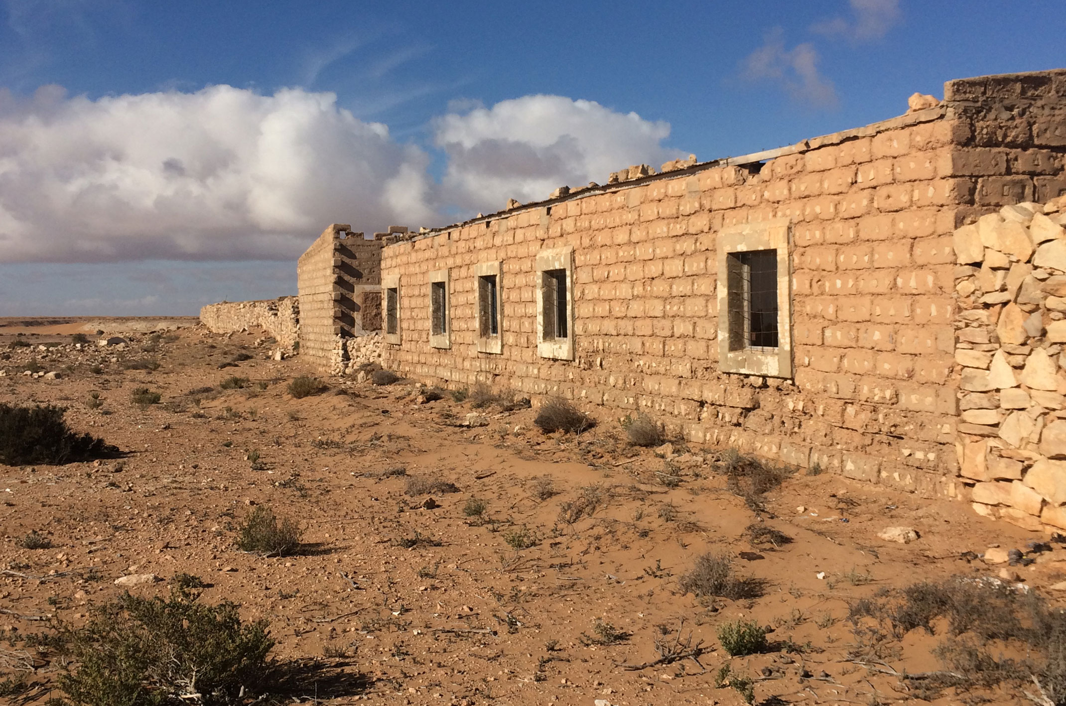 Stary Fort El-Hagounia.Sahara Zachodnia.Maroko