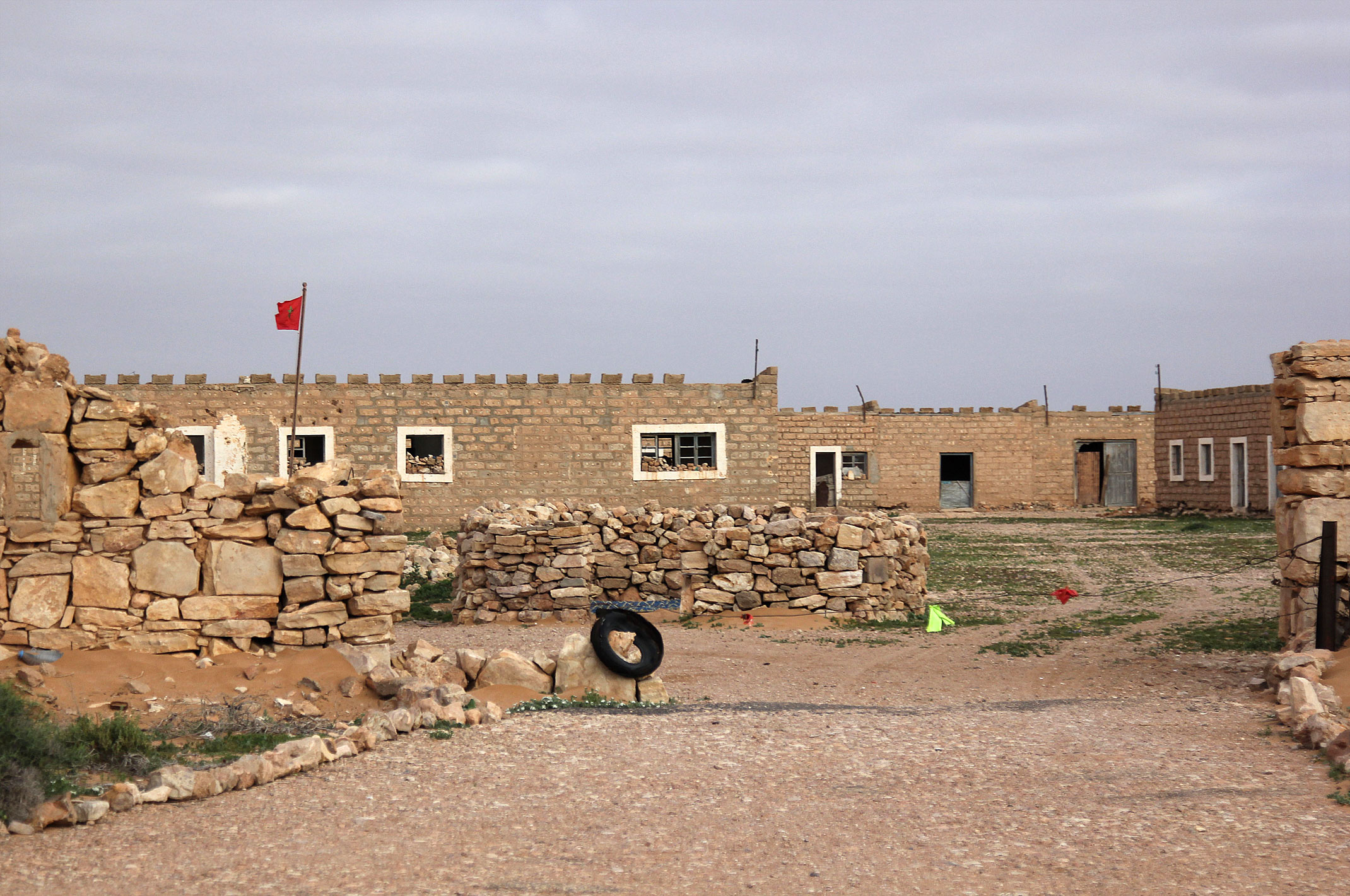 Maroko.Sahara Zachodnia.El-Hagounia.Stary Fort