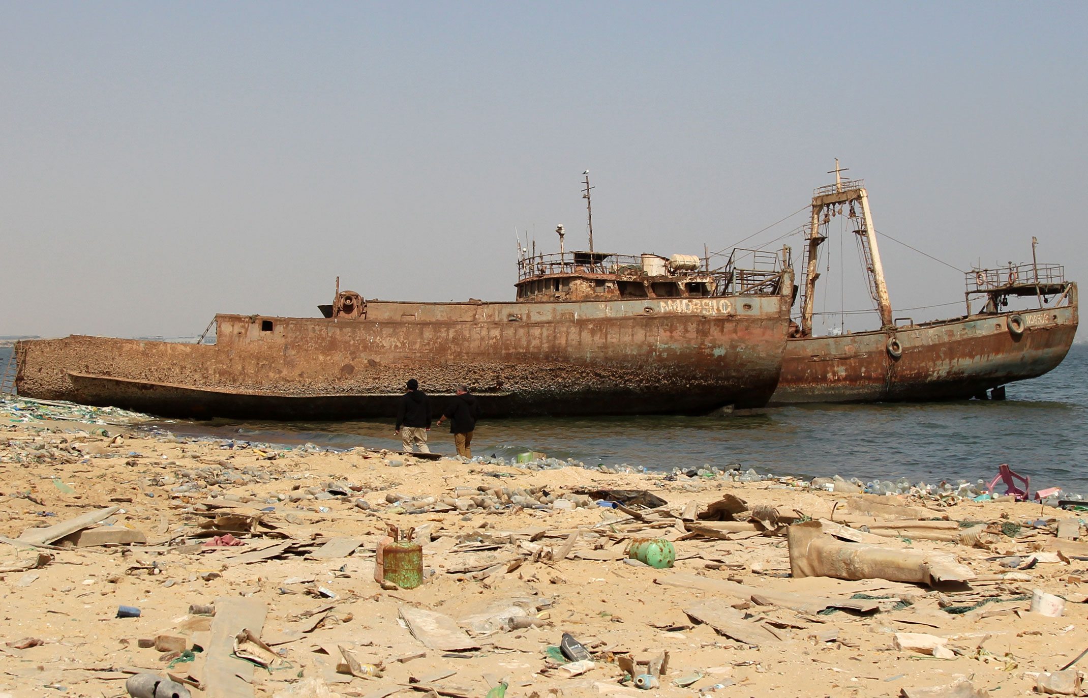 Mauretania.Cmentarzysko statków czyli zatoka wraków