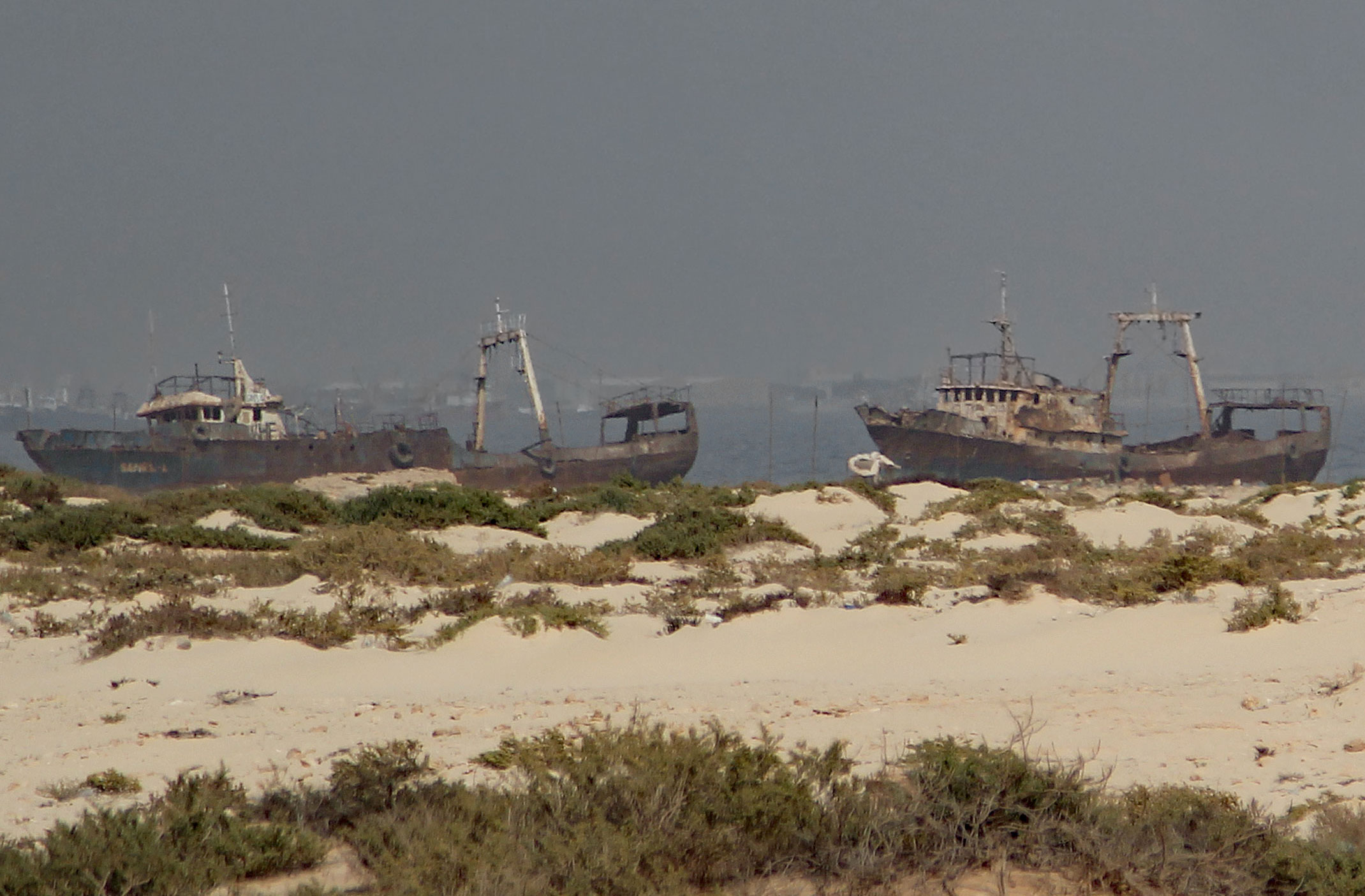 Mauretania.Cmentarzysko statków