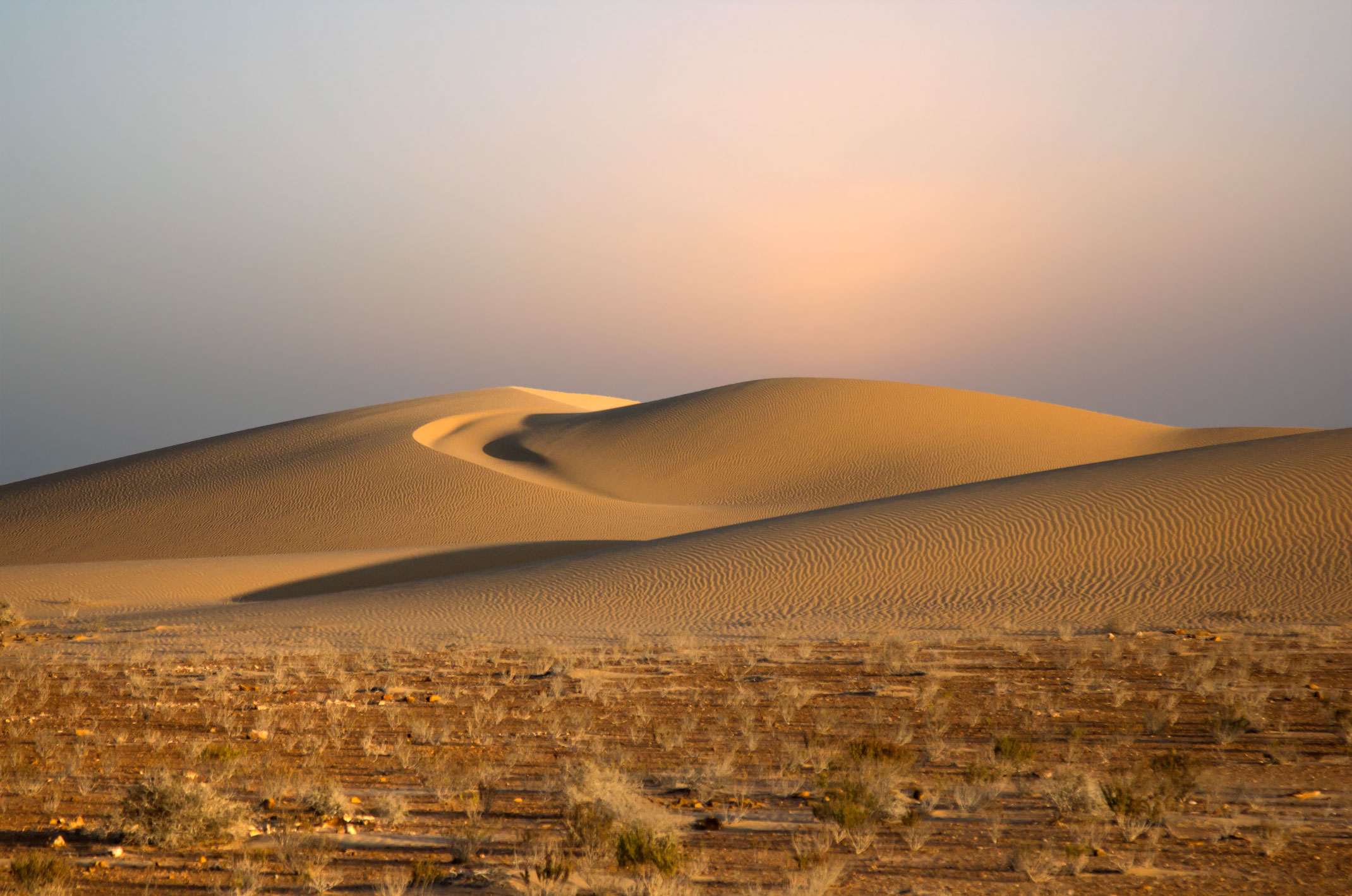 Maroko,Sahara Zachodnia,słońce w zenicie.
