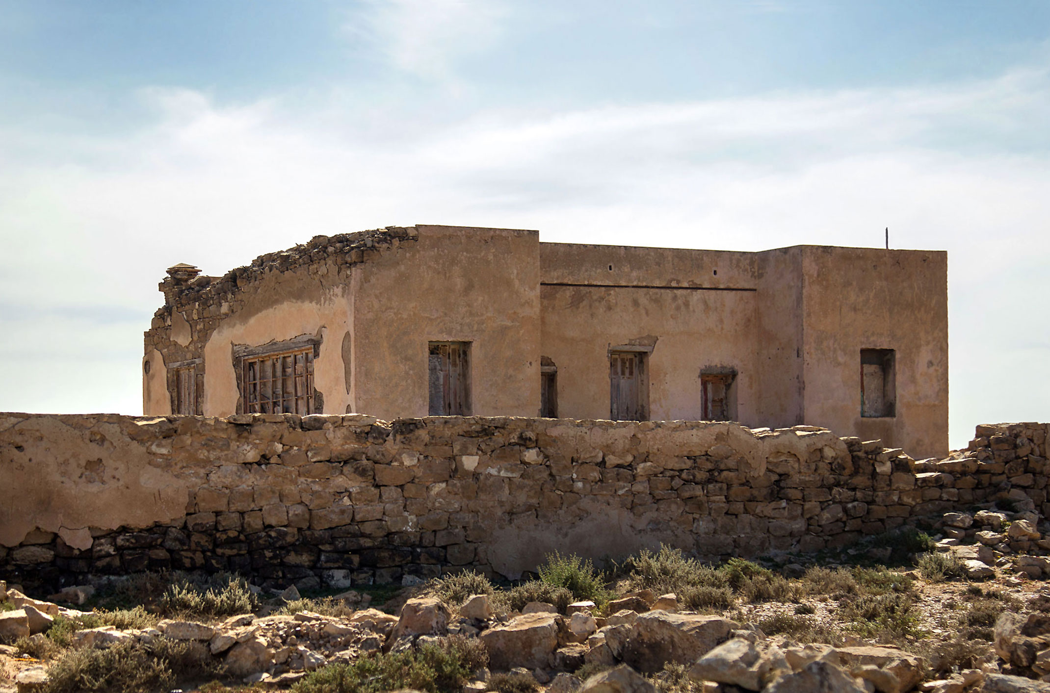 Ruiny fortu Aoreora.Maroko