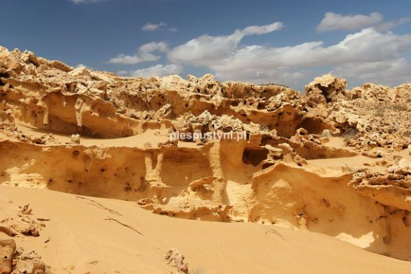Saharyjskie formacje - Blog podróżniczy - PIES PUSTYNI